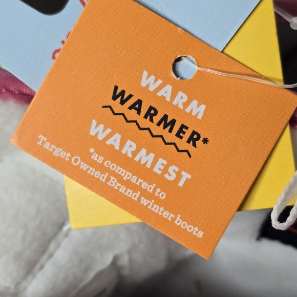 NWT Cat & Jack Toddler Girls Lenny Winter Boots 8T Gray - Picture 4 of 4